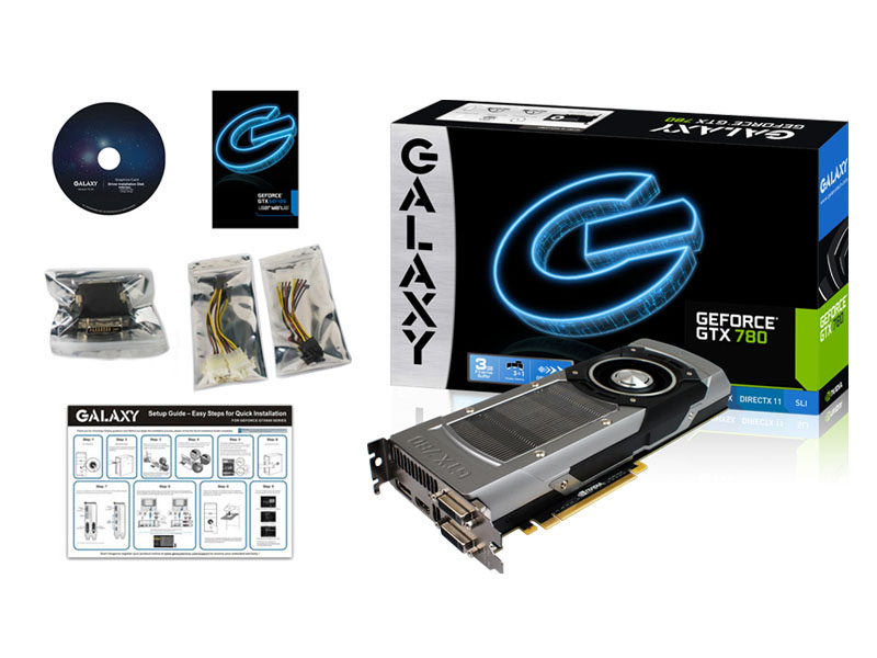 A Galaxy is bemutatta saját GTX 780-as gyorsítóját