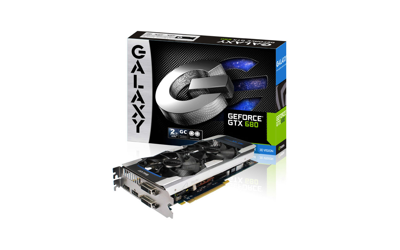 A Galaxy piacra dobta új GTX 680 GC videokártyáját