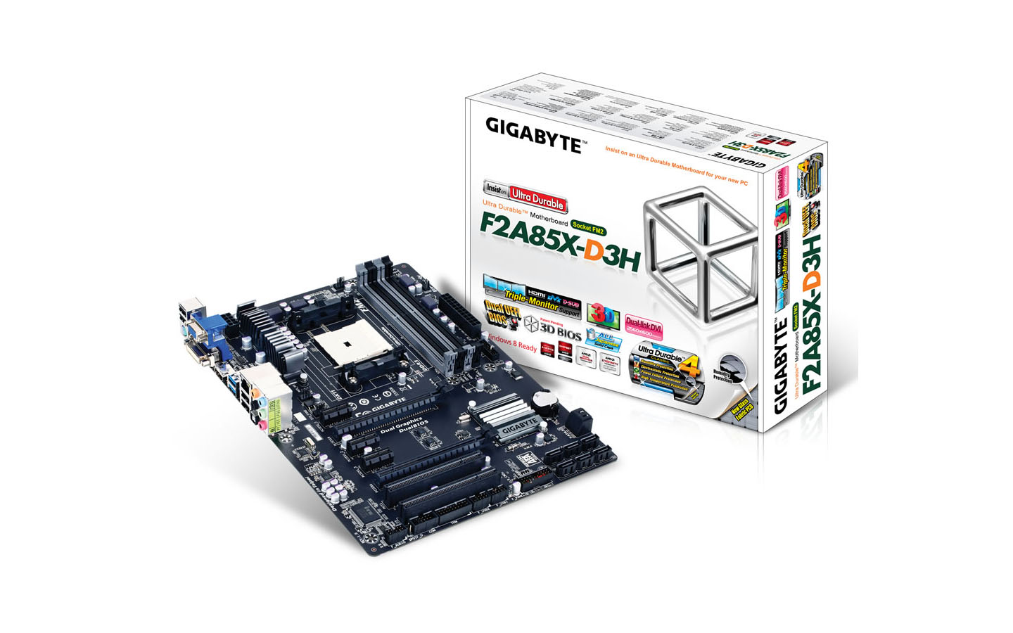 A Gigabyte bemutatta új F2A85X-D3H alaplapját