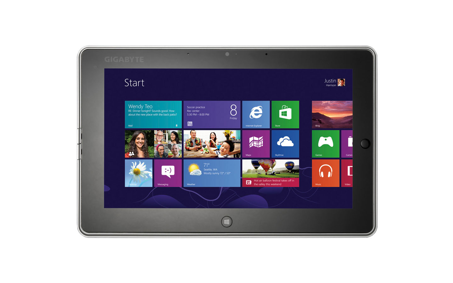 A Gigabyte bemutatta új S1082 táblagépét