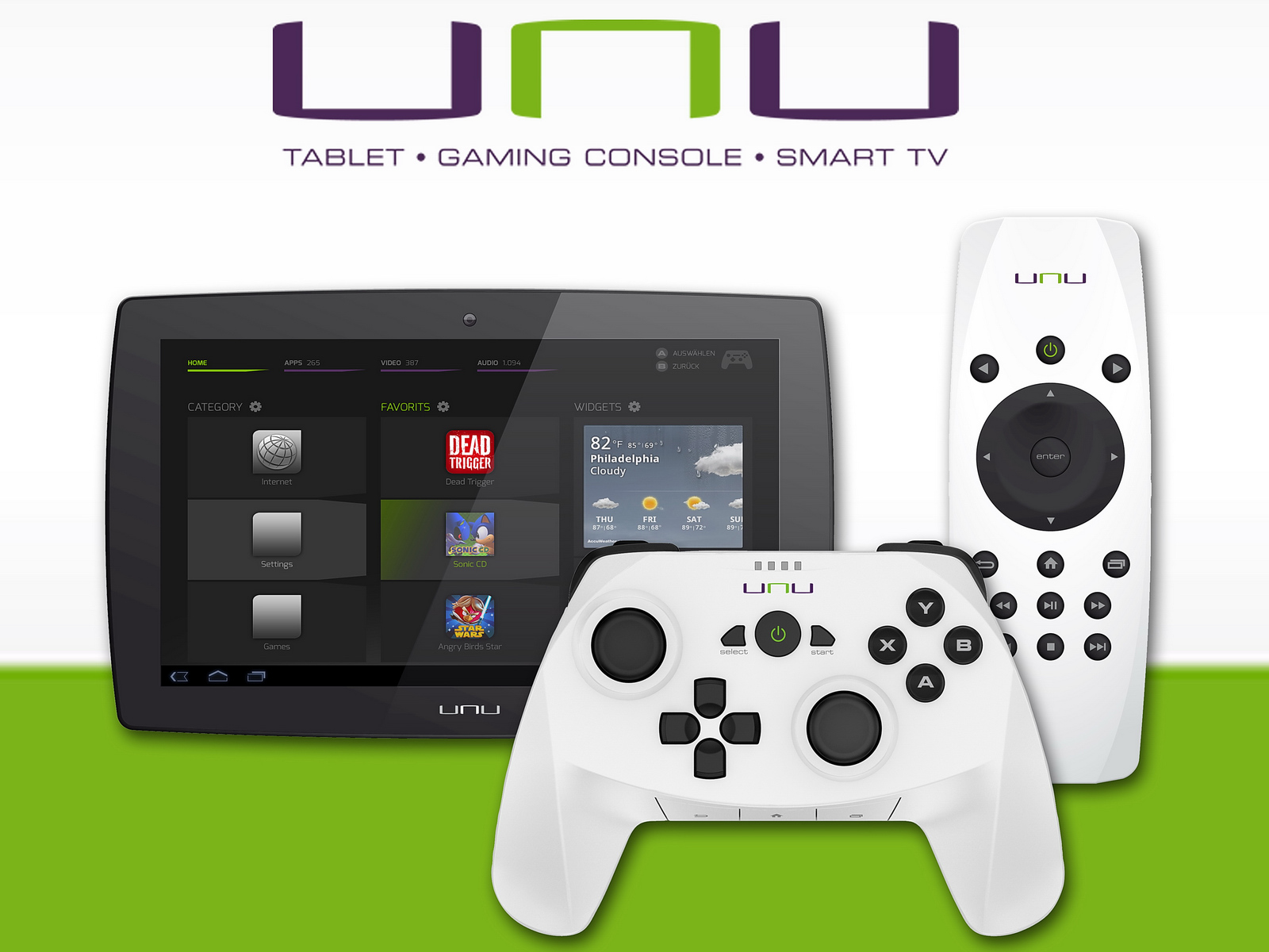 A játékok és a szórakoztatás piacára is betörne az Unu táblagép