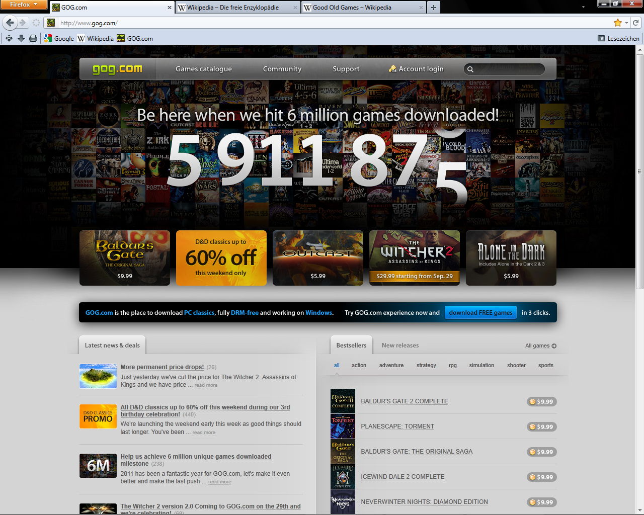 A jövőben szeretné aktívabban frissíteni a GOG.com felhozatalát a CD Projekt