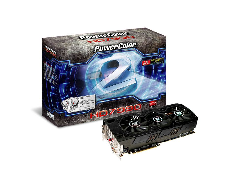 A PowerColor bemutatta új HD7990-es videokártyáját