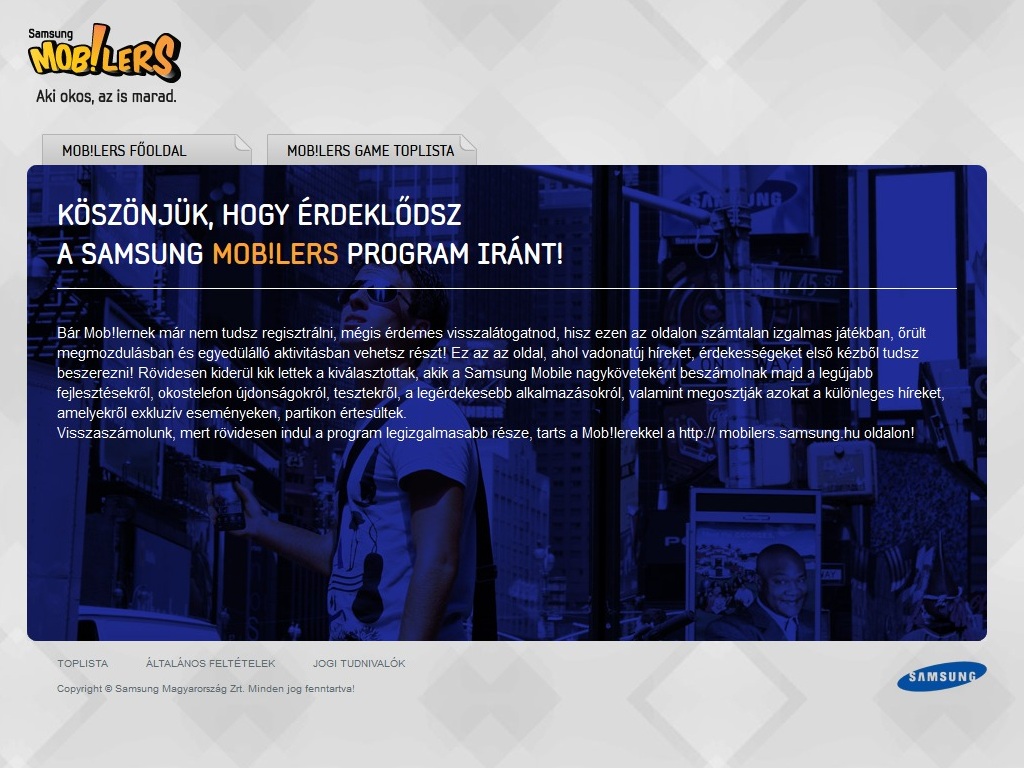 A Samsung bemutatta hazai Mob!lers nagyköveteit