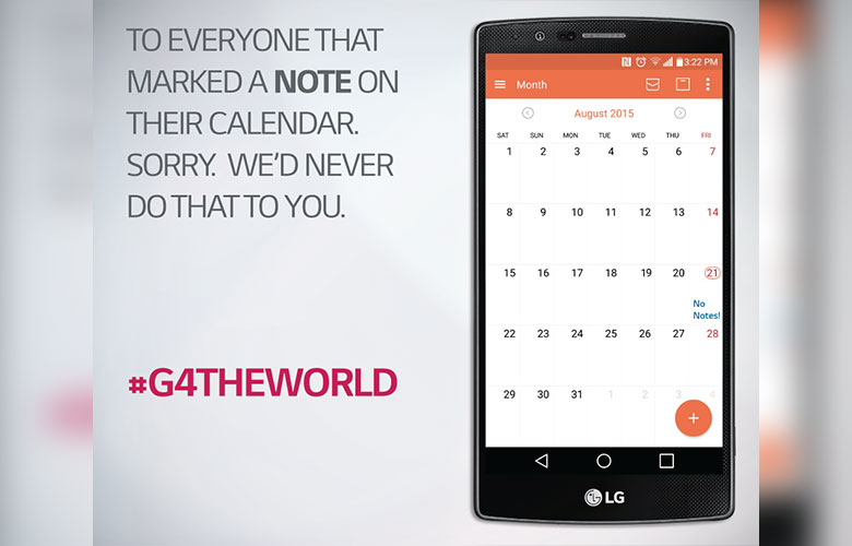 A Samsung Galaxy Note 5 európai hiányán gúnyolódik az LG
