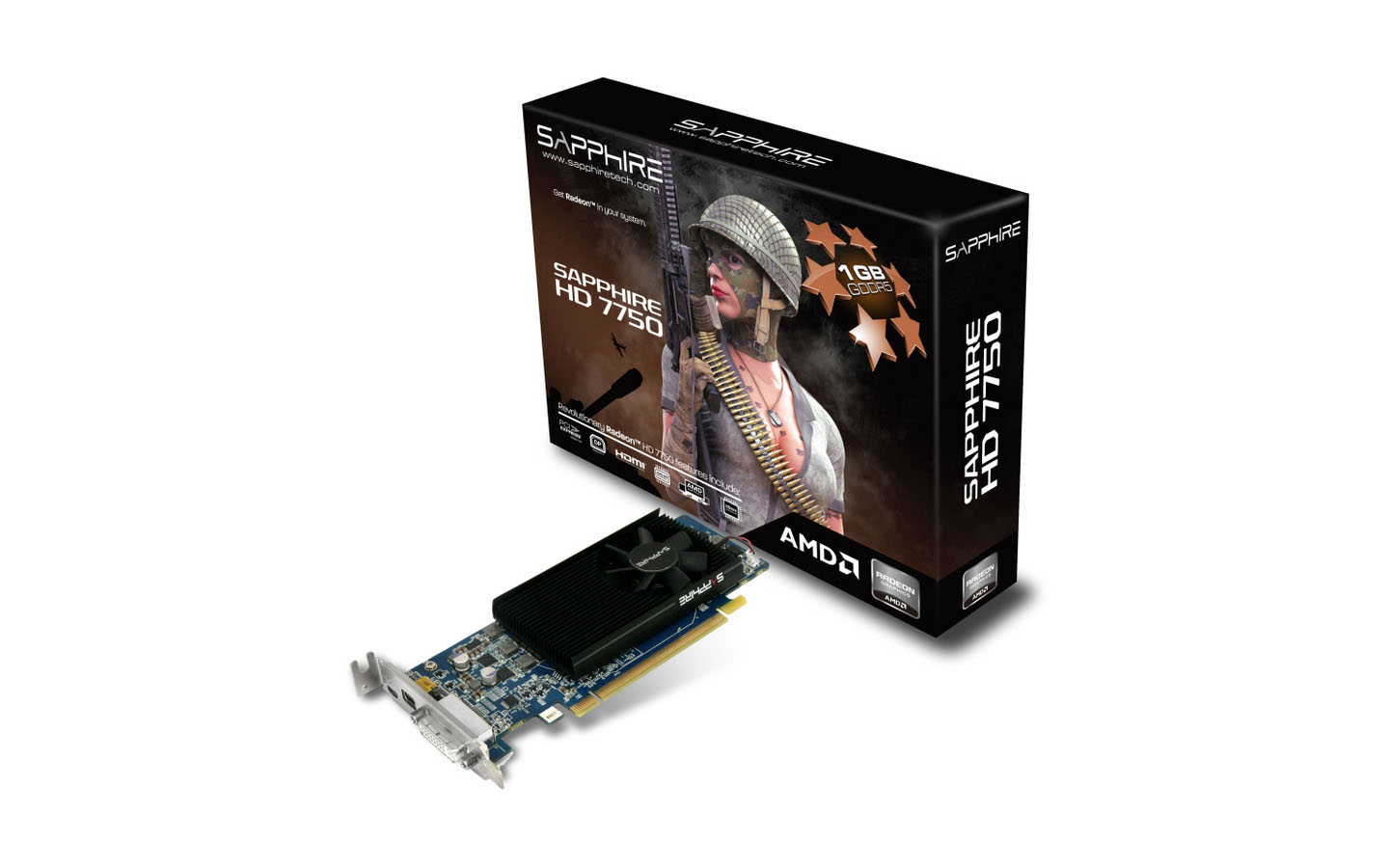 A Sapphire bemutatta új HD 7750 Low Profile gyorsítóját