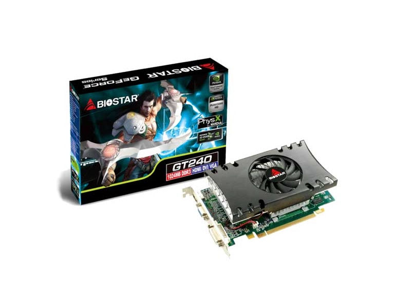 A Biostar bemutatta új GT 240-es videokártyáját
