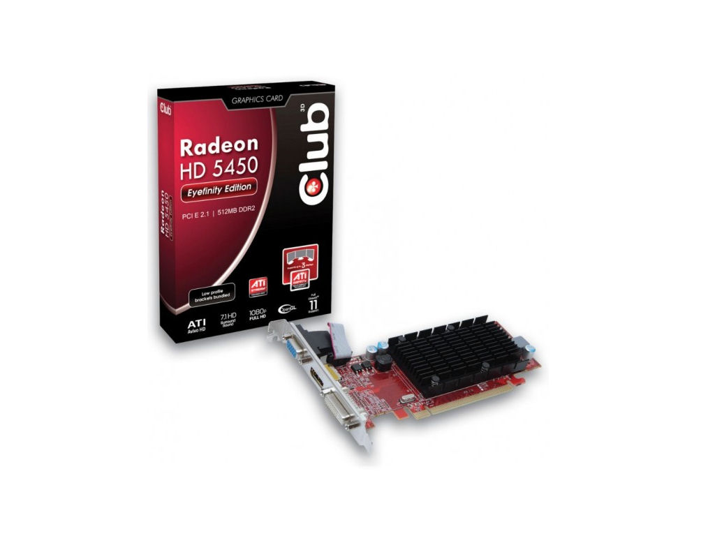 A Club 3D bemutatta új HD5450 Eyefinity Edition gyorsítóját