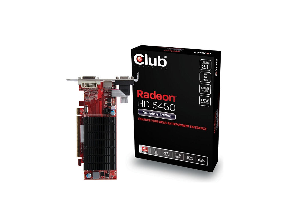 A Club3D is piacra dobta új HD 5450-es videokártyáit