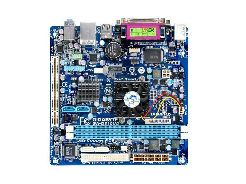 A Gigabyte bemutatta új GA-D510UD alaplapját