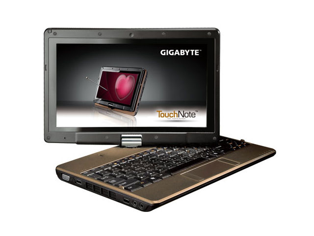 A Gigabyte piacra dobta új TouchNote T1028G tábla PC-jét