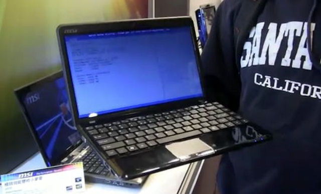 AMD Brazos platformra épülő laptop az MSI kínálatában