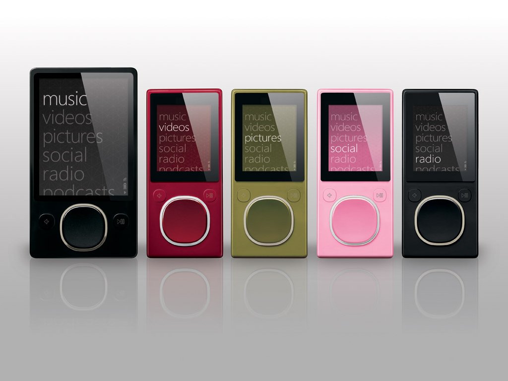A Microsoft bemutatta az új Zune-lejátszókat