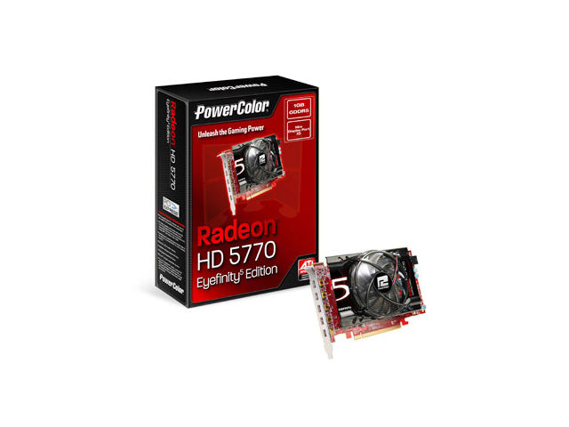 A PowerColor bejelentette új HD5770 Eyefinity 5 gyorsítóját