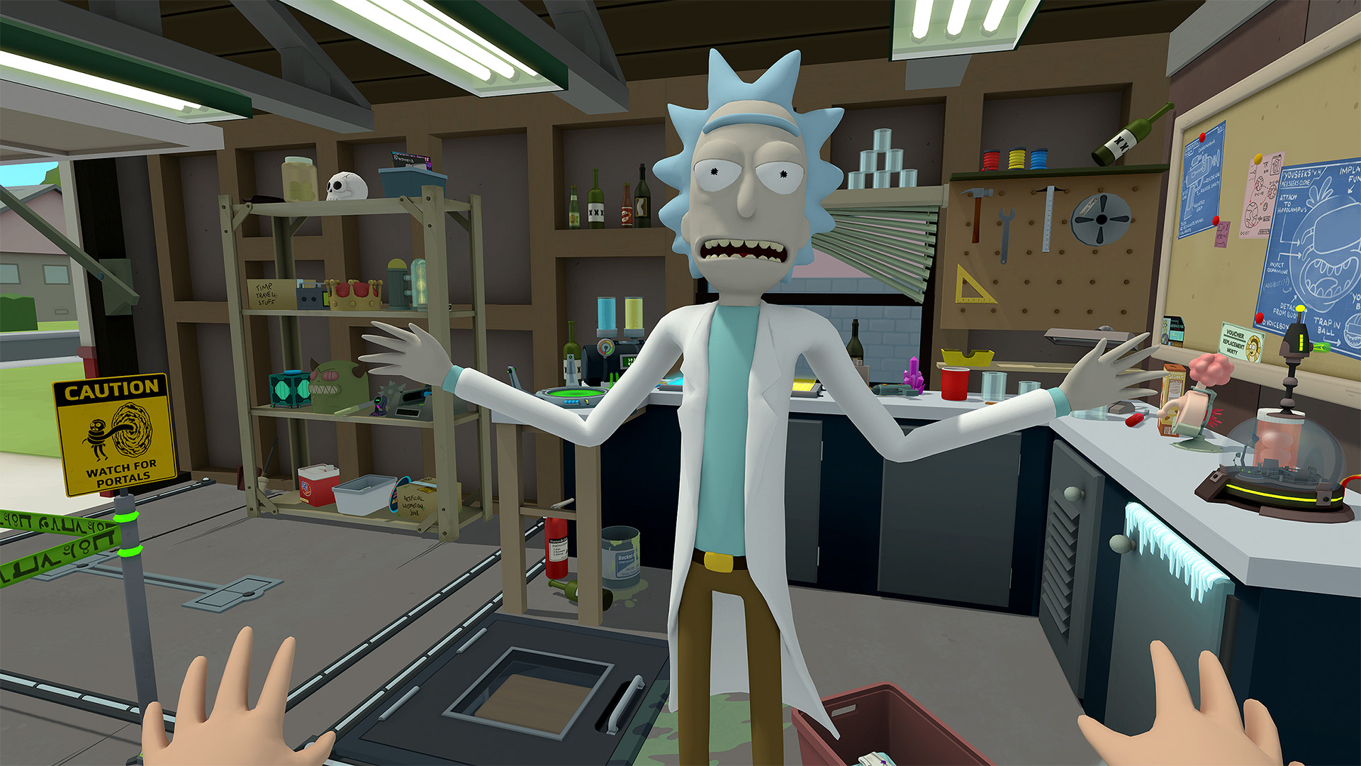 Áprilisban jön PlayStation VR-ra a Rick and Morty: Virtual Rick-ality