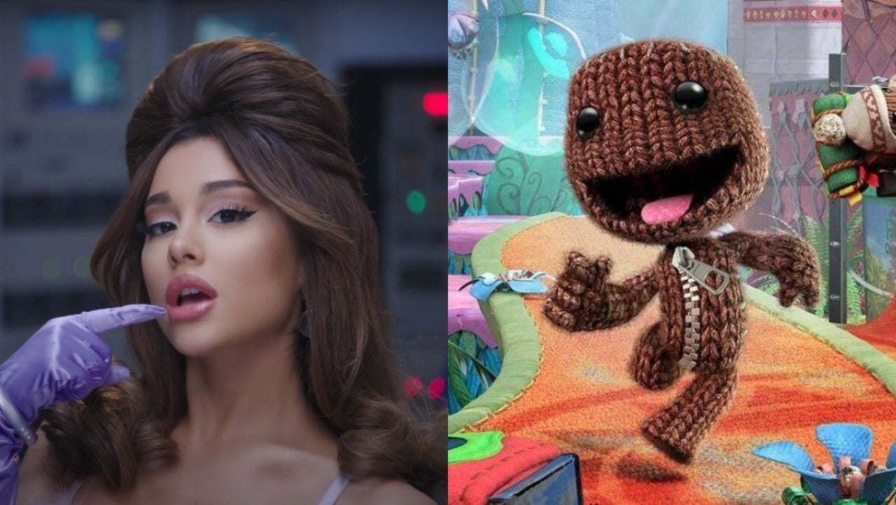 Ariana Grande rákattant a Sackboy: A Big Adventure-re
