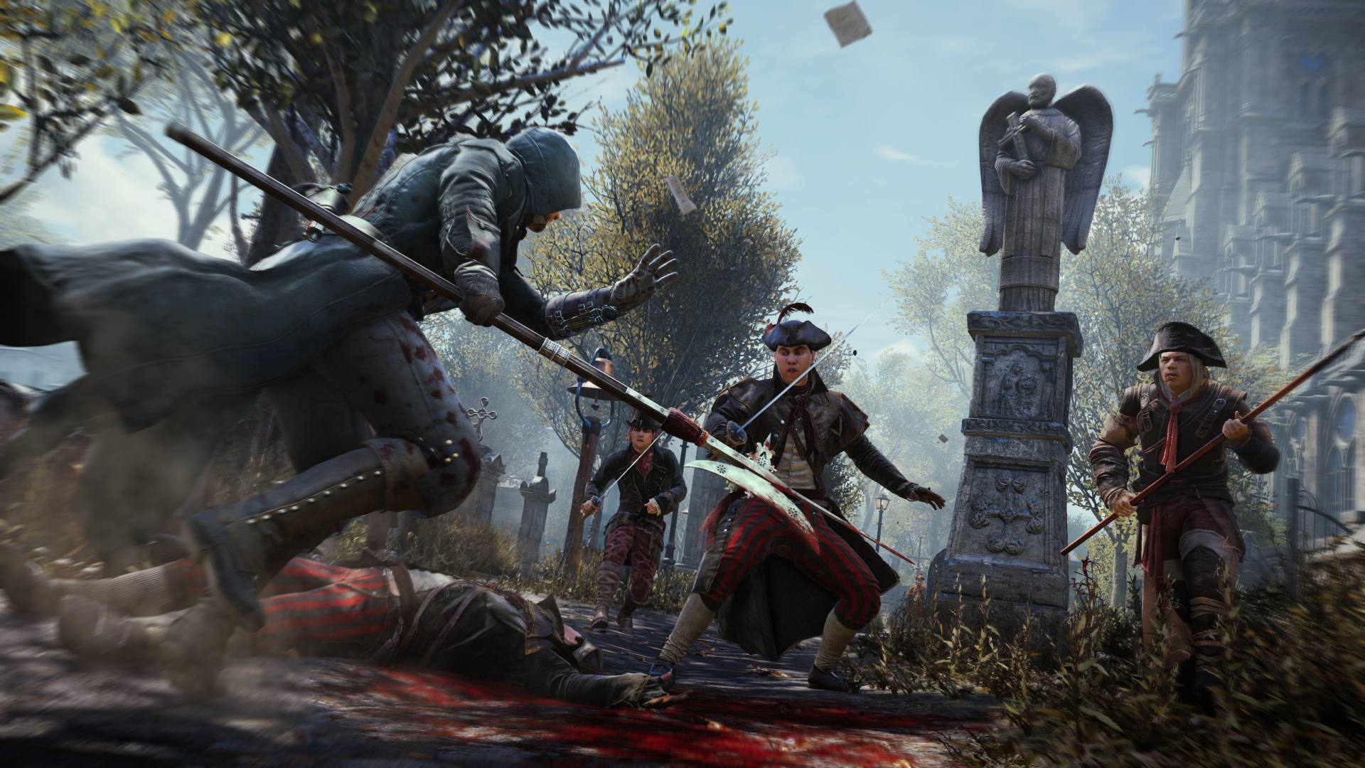 Assassin's Creed: Unity launch trailer bökdösős bácsikkal és csunyálkodó nénikkel