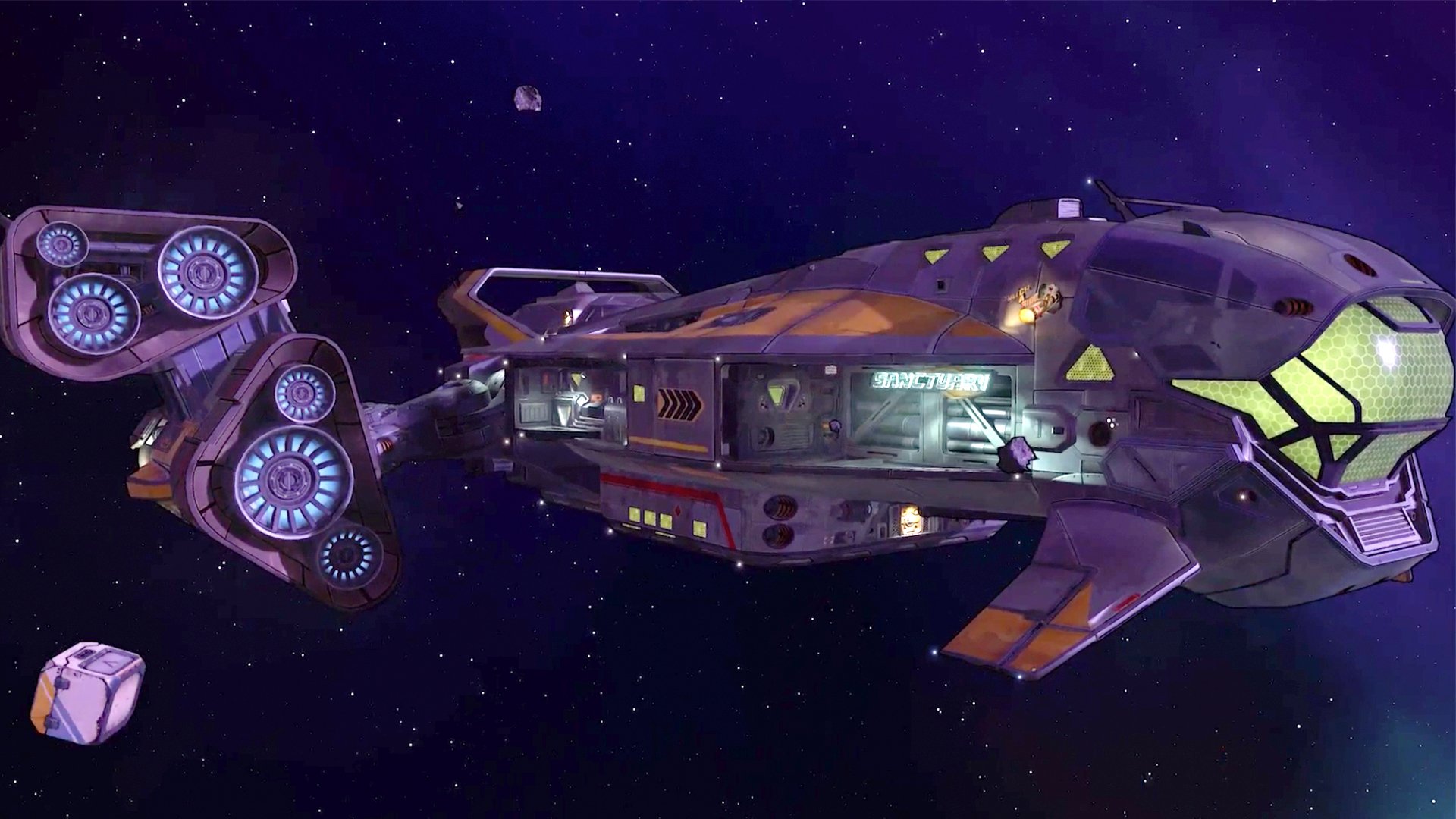 Az új Borderlands 3 gameplay videón a központi űrhajót járjuk be