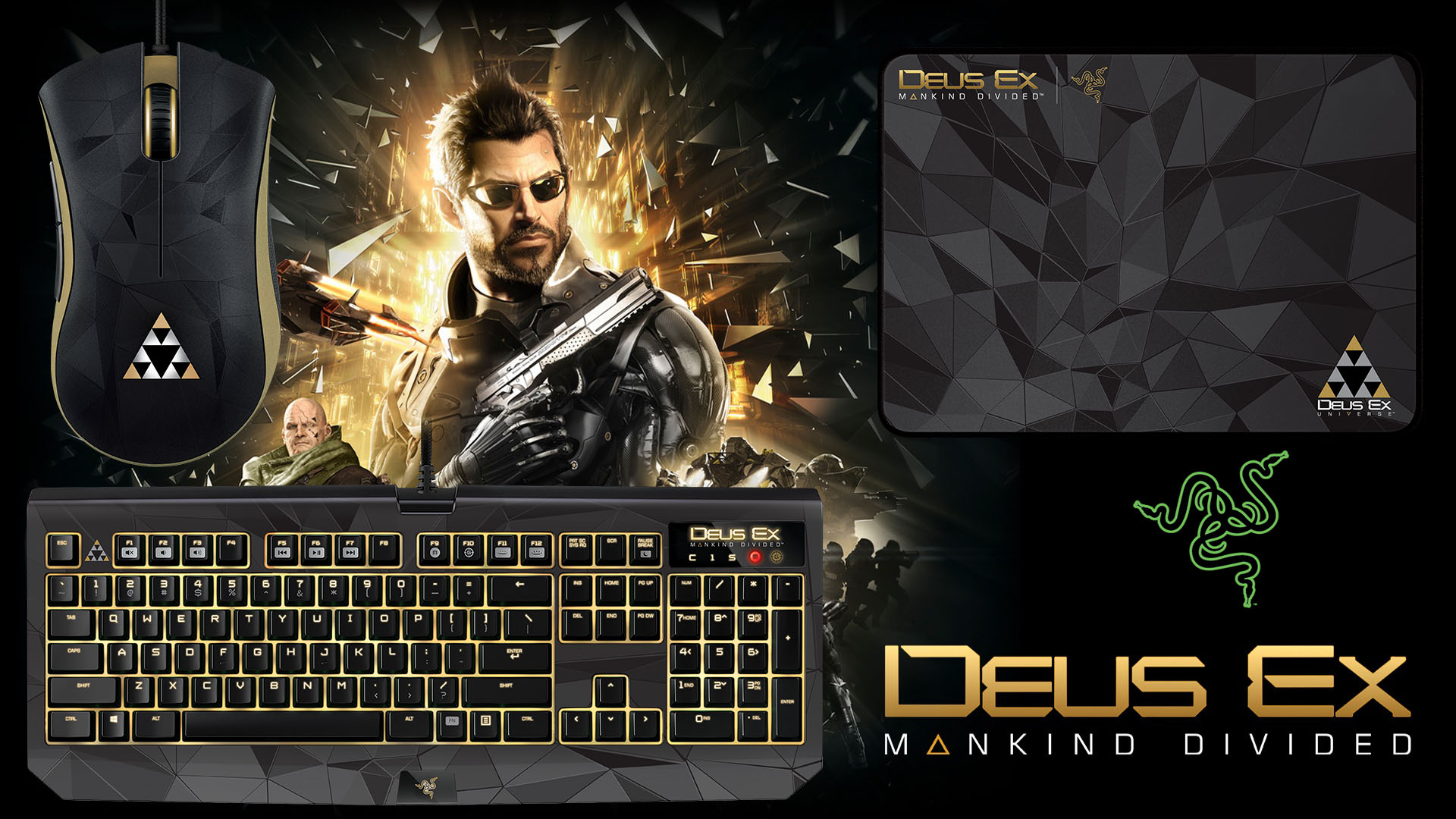 Az új Deus Ex-hez készített perifériákat a Razer