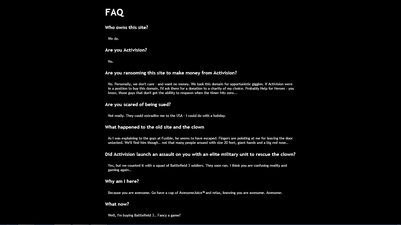 Az Activision elől újabb Modern Warfare domain-t nyúltak le