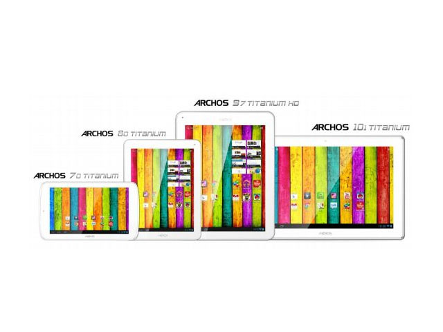 Az Archos bejelentette új Titanium táblagépeit