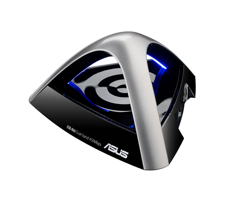 Az Asus bemutatta a kétsávos USB-N66 N900 USB WiFi adaptert
