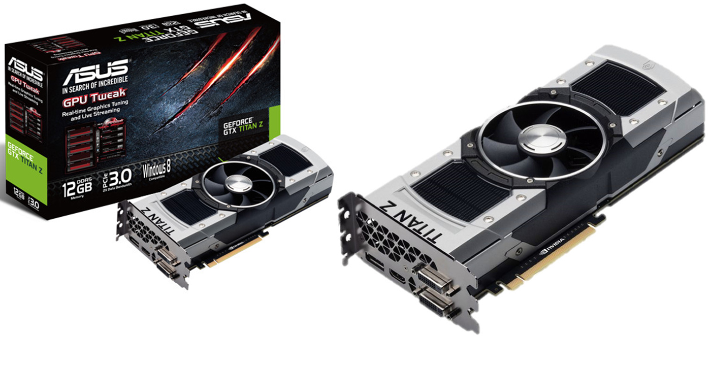 Az ASUS is bemutatta saját GTX Titan Z modelljét