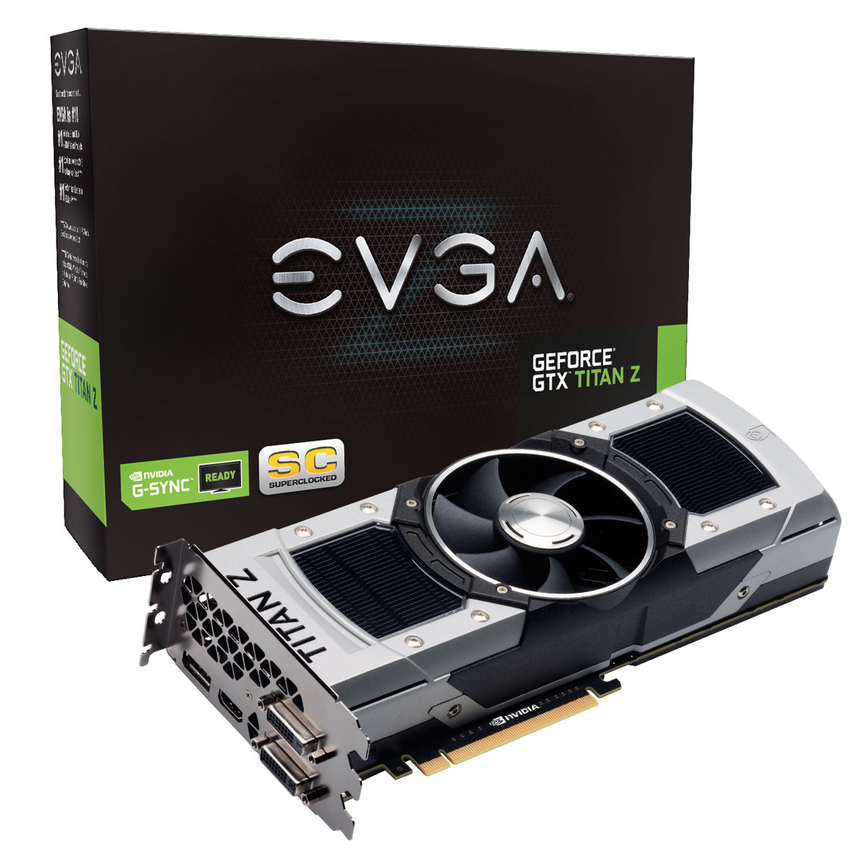 Az EVGA rögtön három GTX TITAN Z kártyát mutatott be