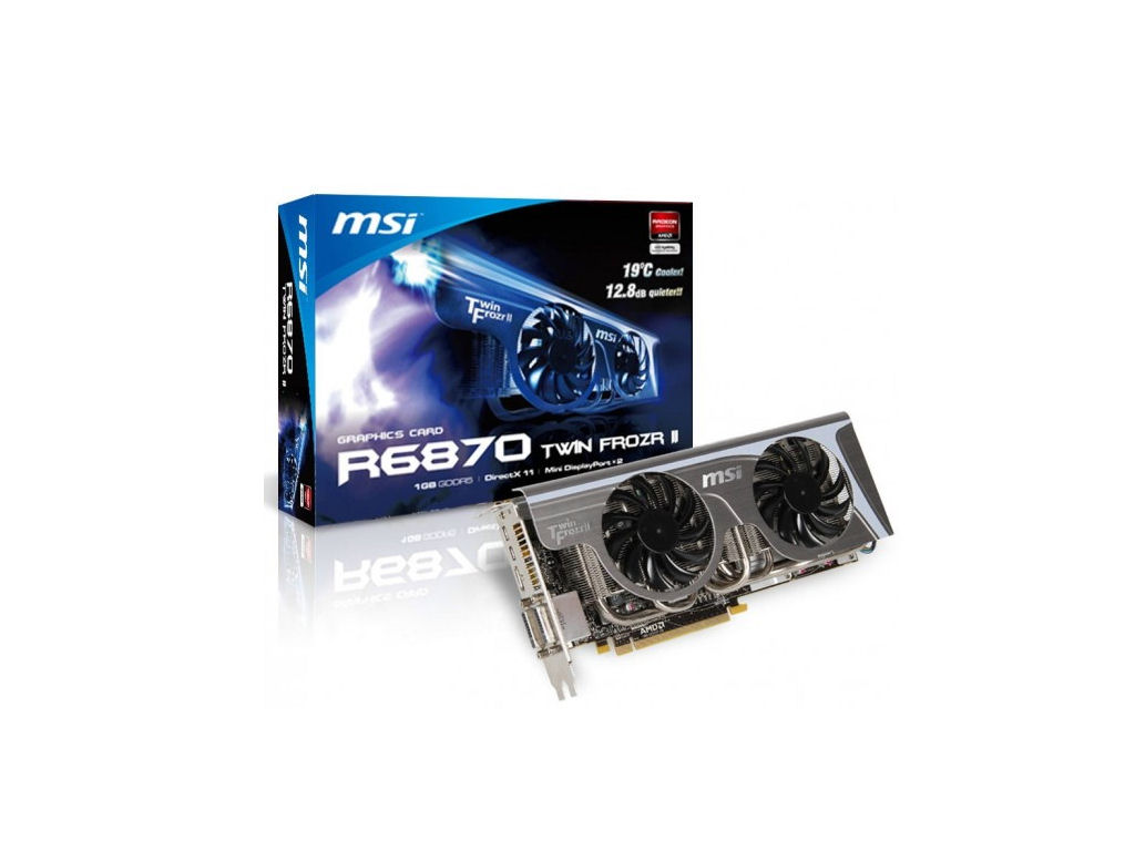 Az MSI hivatalosan is bejelentette új R6870 Twin Frozr II gyorsítóit