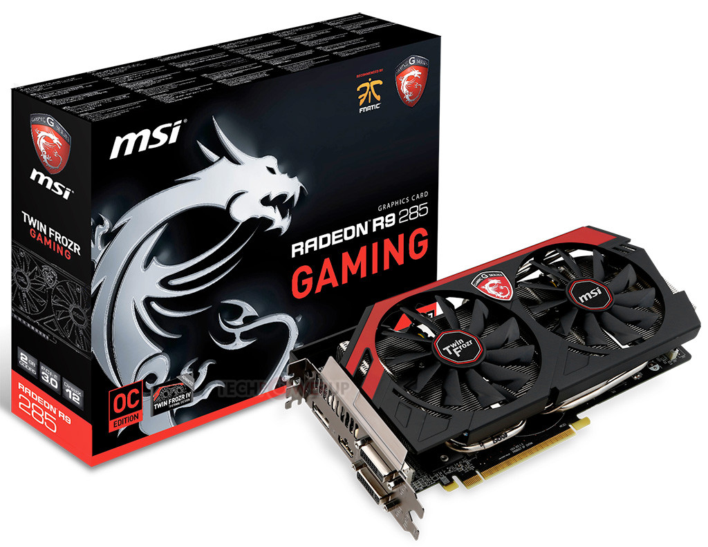 Az MSI is a játékosoknak szánja a Radeon R9 285-öt