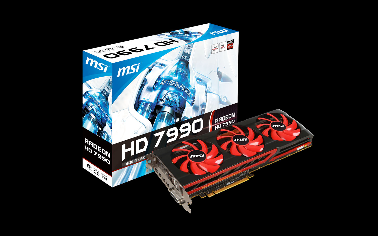 Az MSI is bejelentette saját HD 7990-es Radeonját