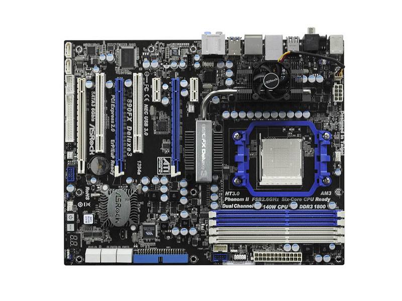 Az ASRock bejelentette új 890FX Deluxe3 alaplapját