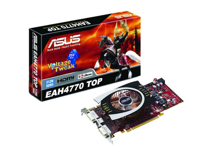 Az Asus bemutatta a túlhajtott Radeon HD 4770-es kártyáját