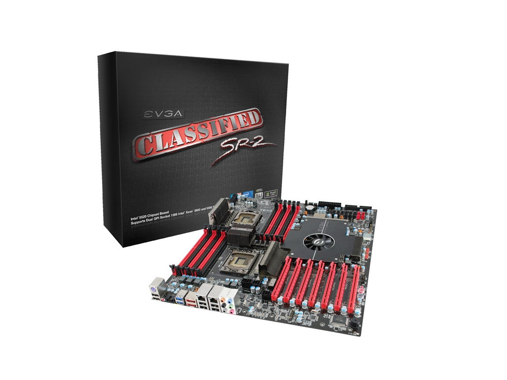 Az EVGA bejelentette új Classified SR-2 alaplapját