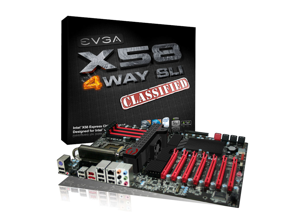 Az EVGA bemutatta legújabb X58 Classified 4-Way SLI alaplapját