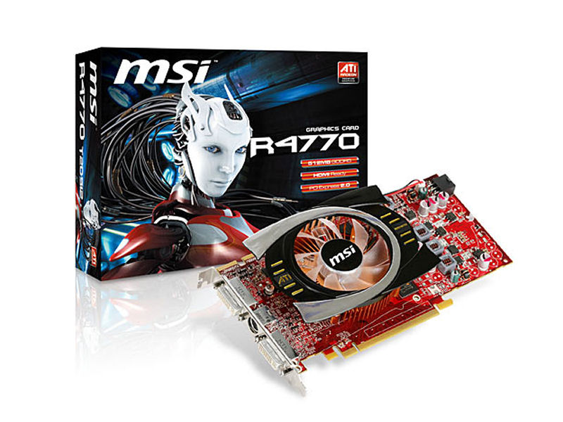 Az MSI kínálatában is megjelent a Radeon HD 4770