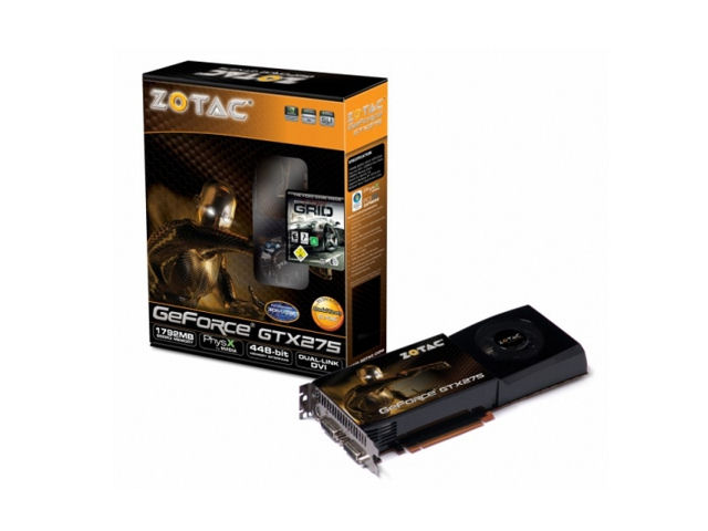 A Zotac bemutatta legújabb GeForce GTX 275 kártyáját