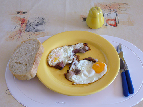 Az új menü: tükörtojás VGA-n sütve