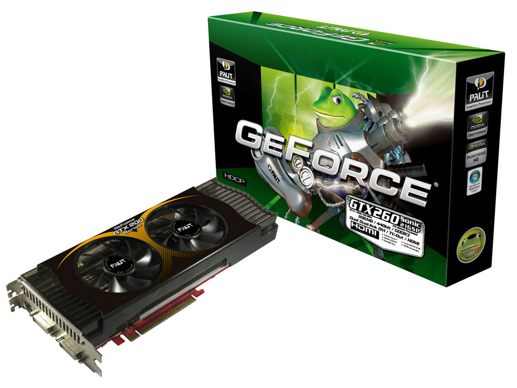 Az új Palit GeForce GTX260 Sonic