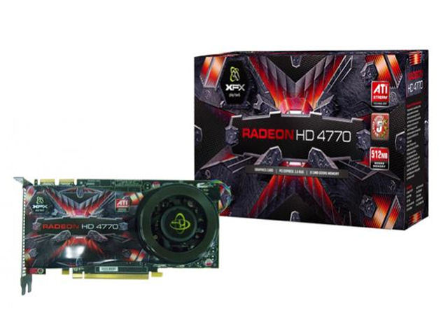 Az XFX is elkészítette a Radeon HD 4770-es kártyáját