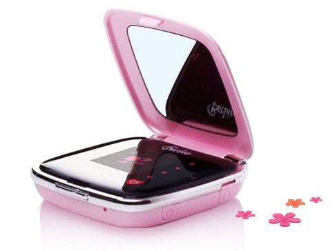 Barbie mp3-lejátszó tükörrel