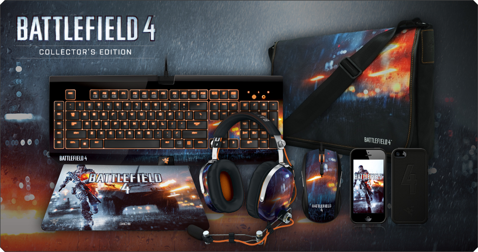 Battlefield 4 Collectors Edition perifériák érkeznek a Razer gyárából