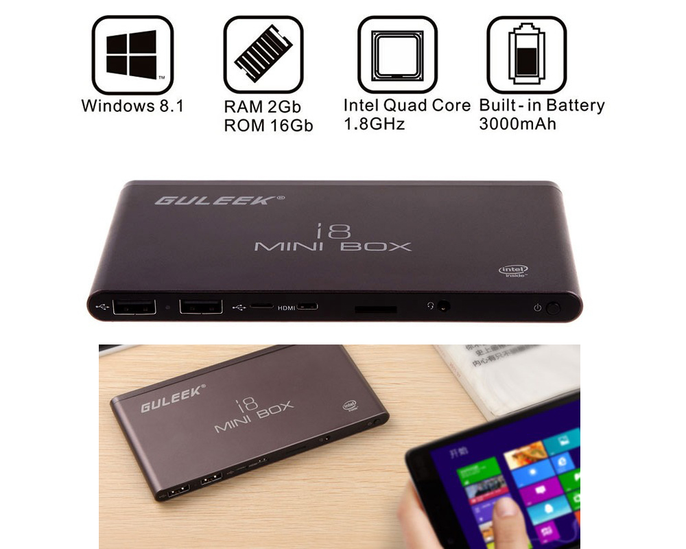 Beépített akkumulátorral érkezik az apró Windows 8.1-es gép