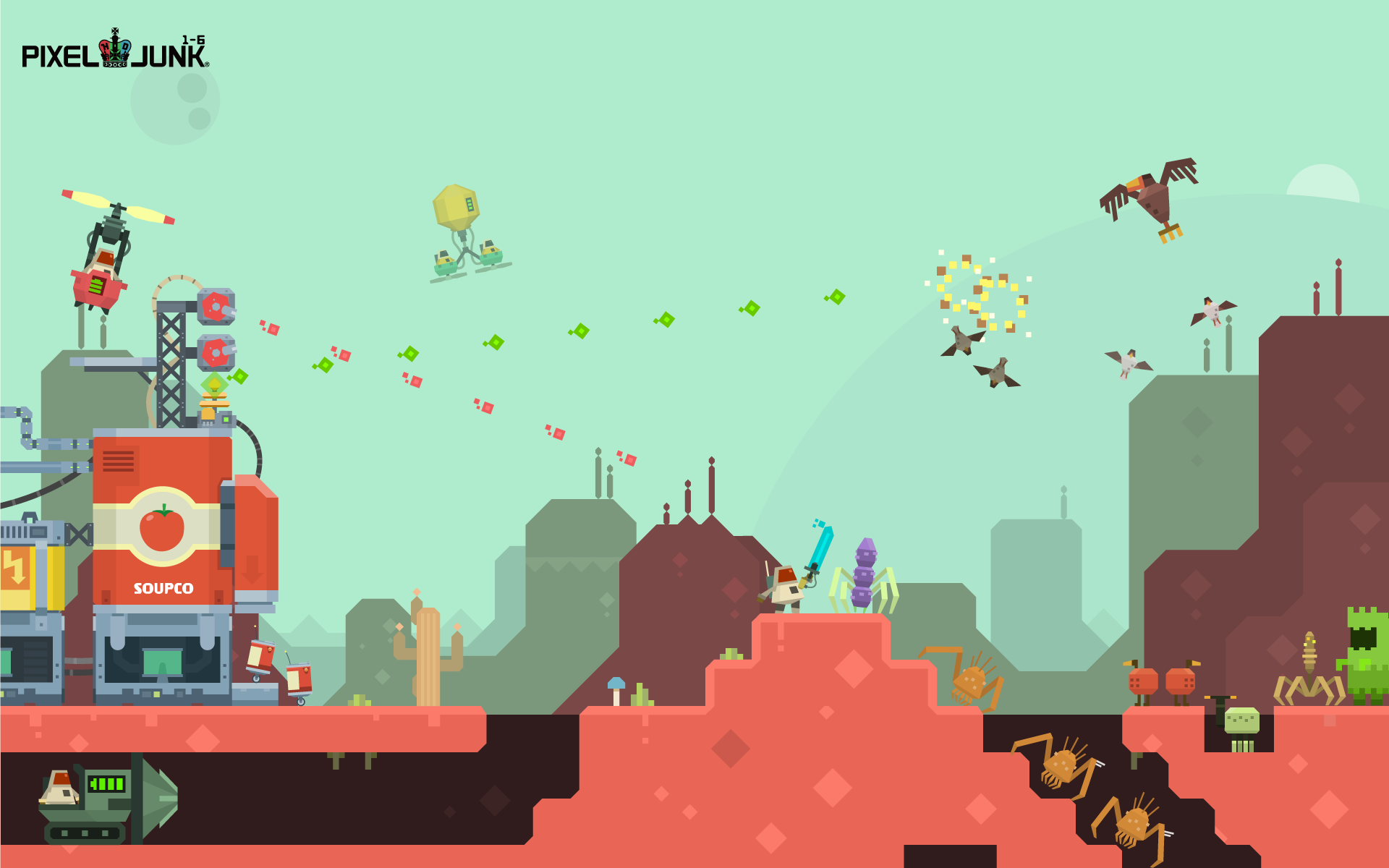 Bejelentve a Pixeljunk 1-6
