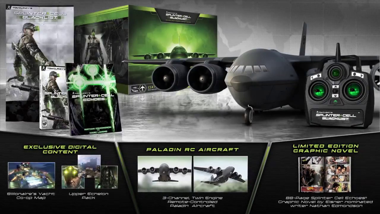 Bejelentve a Splinter Cell: Blacklist Collector's Edition
