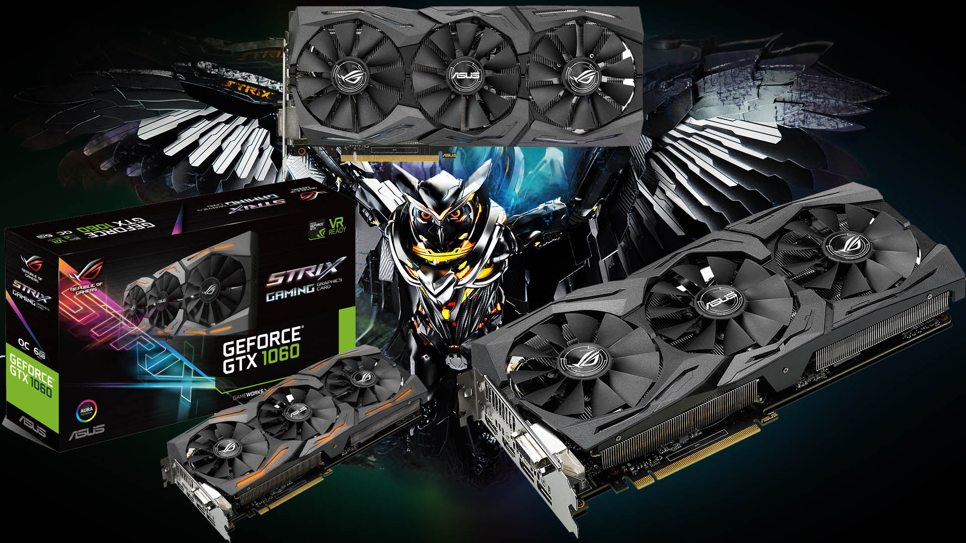 Bemutatkozott az ASUS GeForce GTX 1060 STRIX