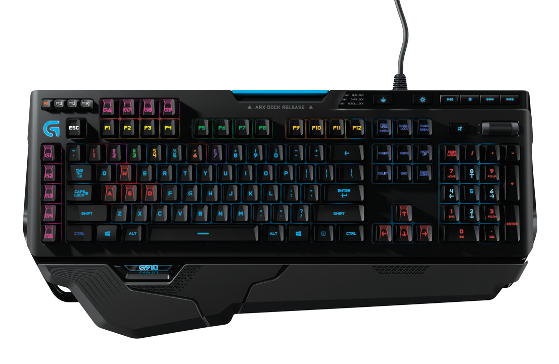 Bemutatkozott a Logitech G910 Orion Spark RGB mechanikus billentyűzet