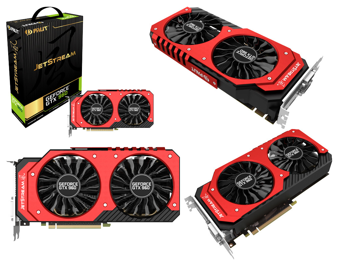 Bemutatkozott a Palit GeForce GTX 960 JetStream 4 GB