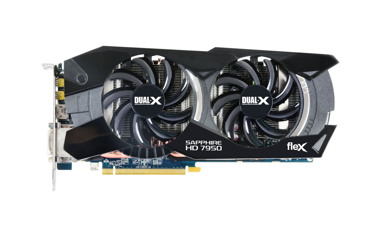Bemutatkozott a Sapphire új HD 7950 FleX Edition gyorsítója