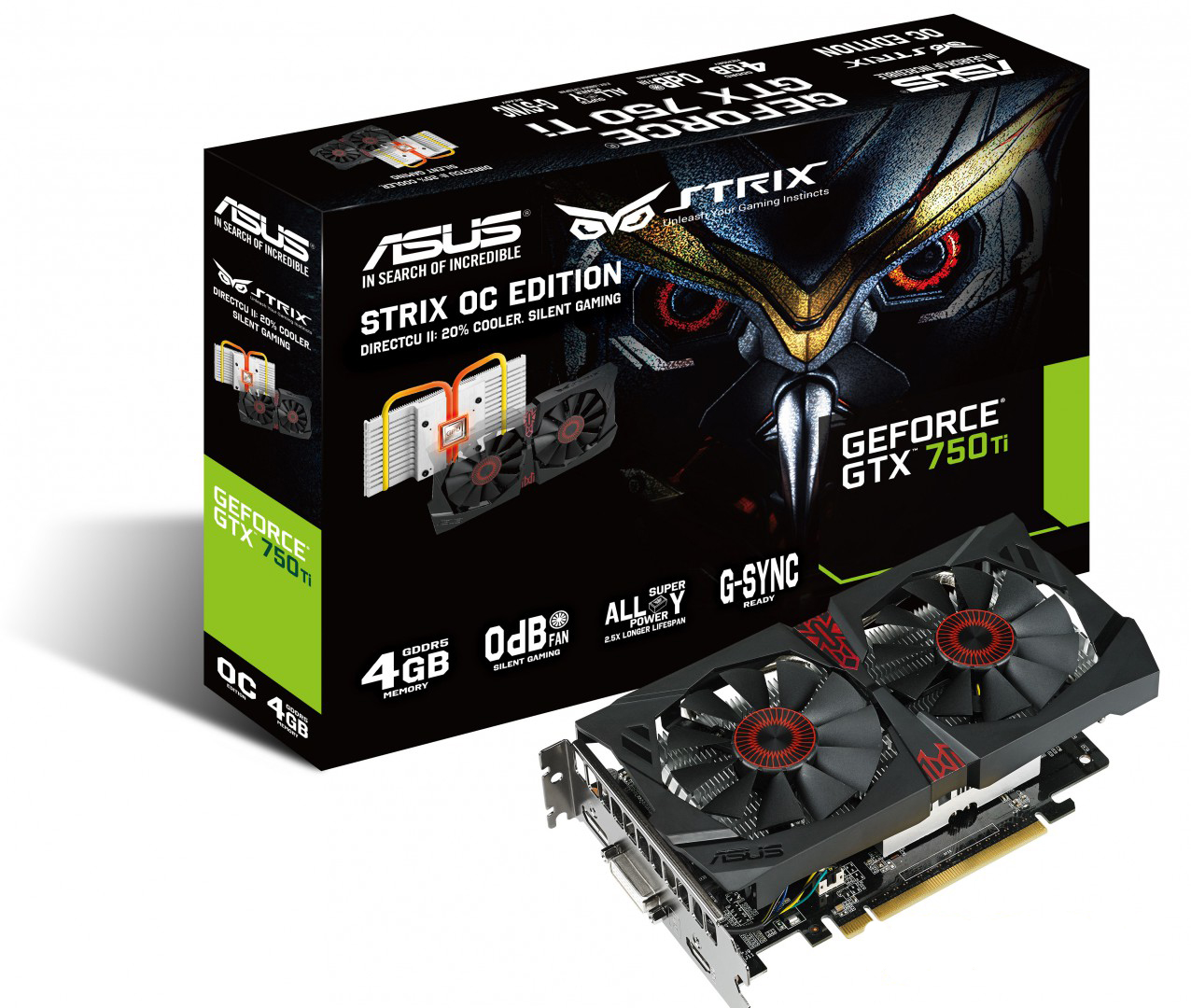 Bemutatkozott az ASUS GeForce GTX 750 Ti Strix 4GB